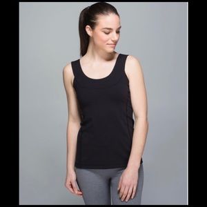 Lululemon Black Scoop Back Tank 12